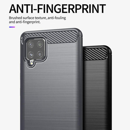 Kuori Samsung Galaxy A42 5G A426:lle, Techsuit, Hiili, Musta