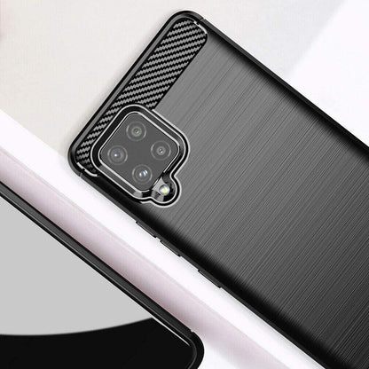 Kuori Samsung Galaxy A42 5G A426:lle, Techsuit, Hiili, Musta