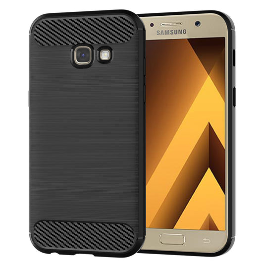 Kuori Samsung Galaxy A5 (2017) A520:lle, Techsuit, Hiili, Musta