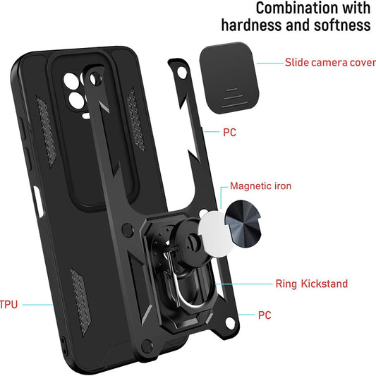 Kuori Samsung Galaxy A50s A507 / A30s A307 / A50 A505, Techsuit, CamShield, Musta