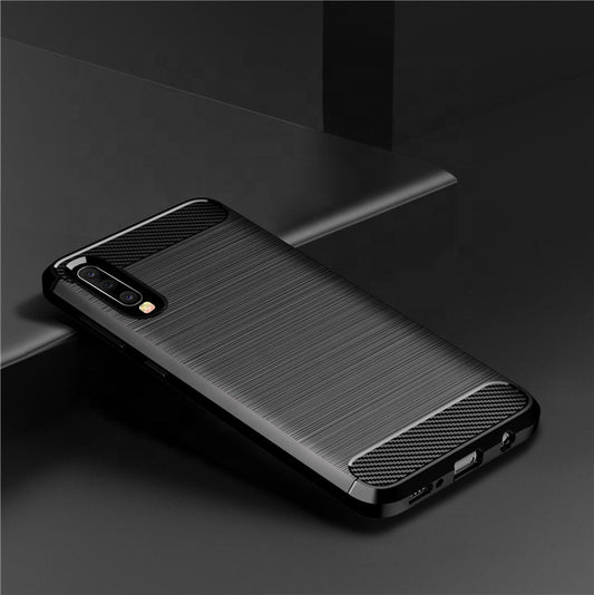 Kuori Samsung Galaxy A50s A507 / A30s A307 / A50 A505, Techsuit, Hiili, Musta