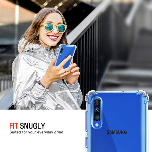 Kuori Samsung Galaxy A50s A507 / A30s A307 / A50 A505, Techsuit, Iskunkestävä Kirkas, Läpinäkyvä