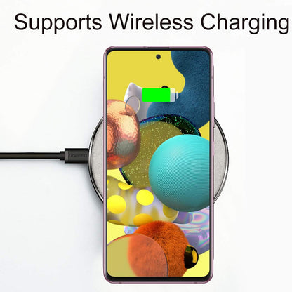 Kuori Samsung Galaxy A51 A515:lle, Techsuit, Iskunkestävä Kirkas, Läpinäkyvä