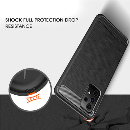 Case for Samsung Galaxy A52s 5G A528 / A52 5G A526 / A52 A525, Techsuit, Carbon, Black