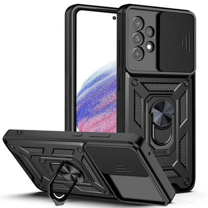 Kuori Samsung Galaxy A53 5G A536:lle, Techsuit, CamShield, Musta