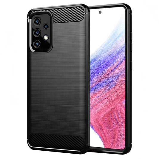 Kuori Samsung Galaxy A53 5G A536:lle, Techsuit, Hiili, Musta