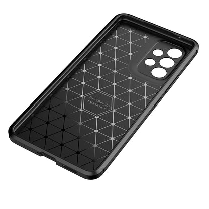 Kuori Samsung Galaxy A53 5G A536:lle, Techsuit, Hiilikuitu, Musta