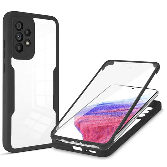 Kuori Samsung Galaxy A53 5G A536:lle, Techsuit, ColorVerse 360, Musta
