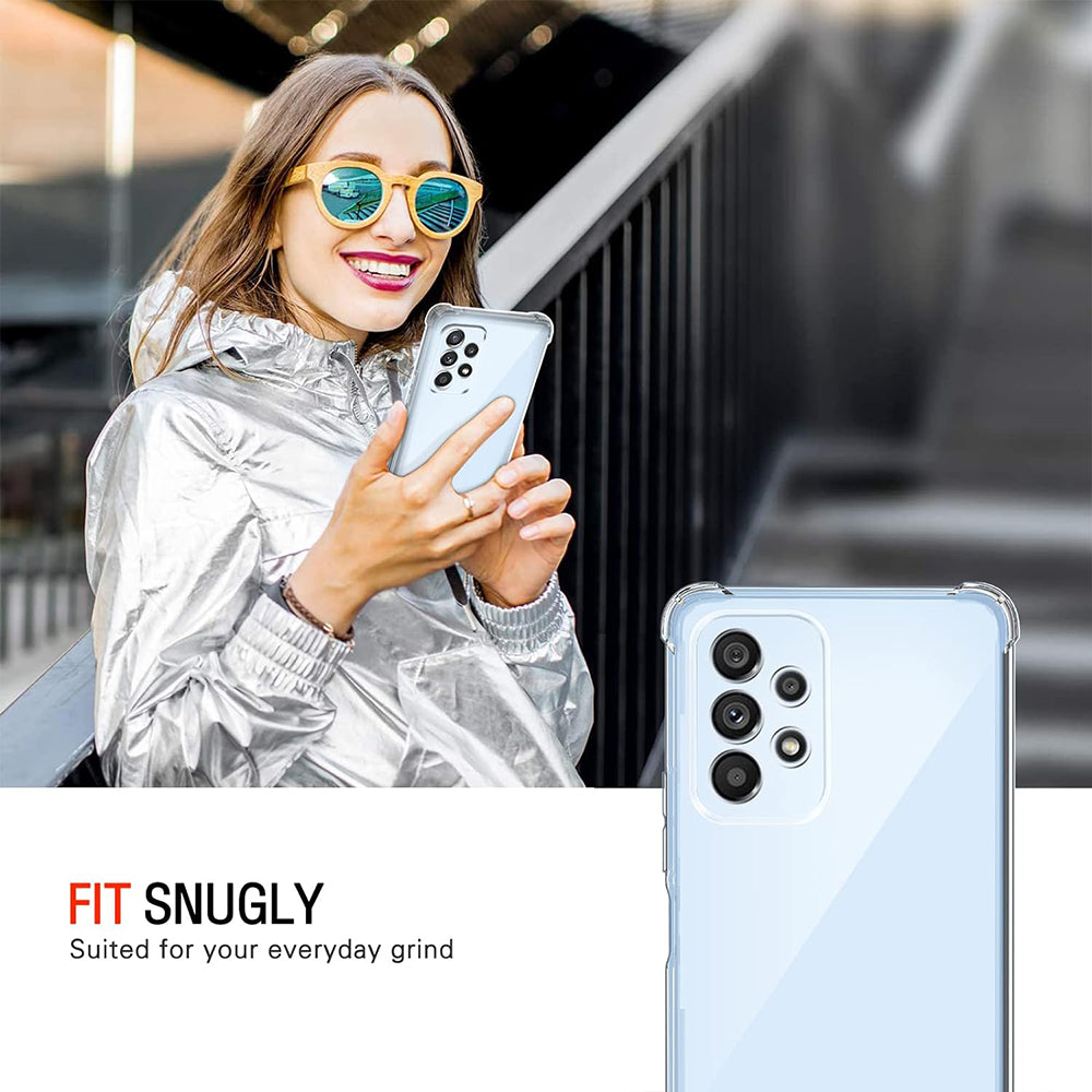 Case for Samsung Galaxy A53 5G A536, Techsuit, Shockproof Clear, Transparent