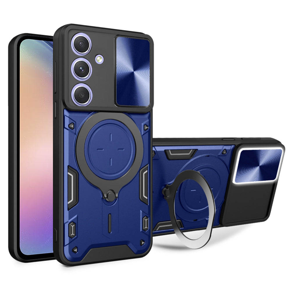 Kuori Samsung Galaxy A54 A546:lle, Techsuit, CamGuard Pro, Sininen