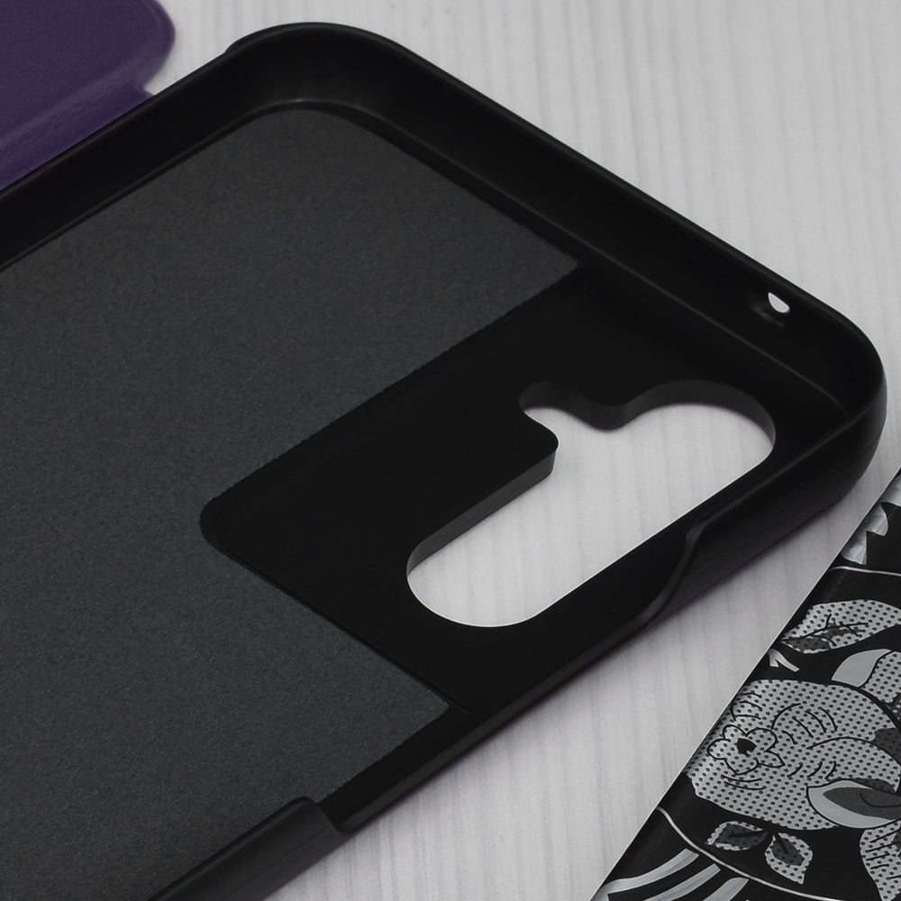 Kuori Samsung Galaxy A54 A546:lle, Techsuit, eFold, Violetti