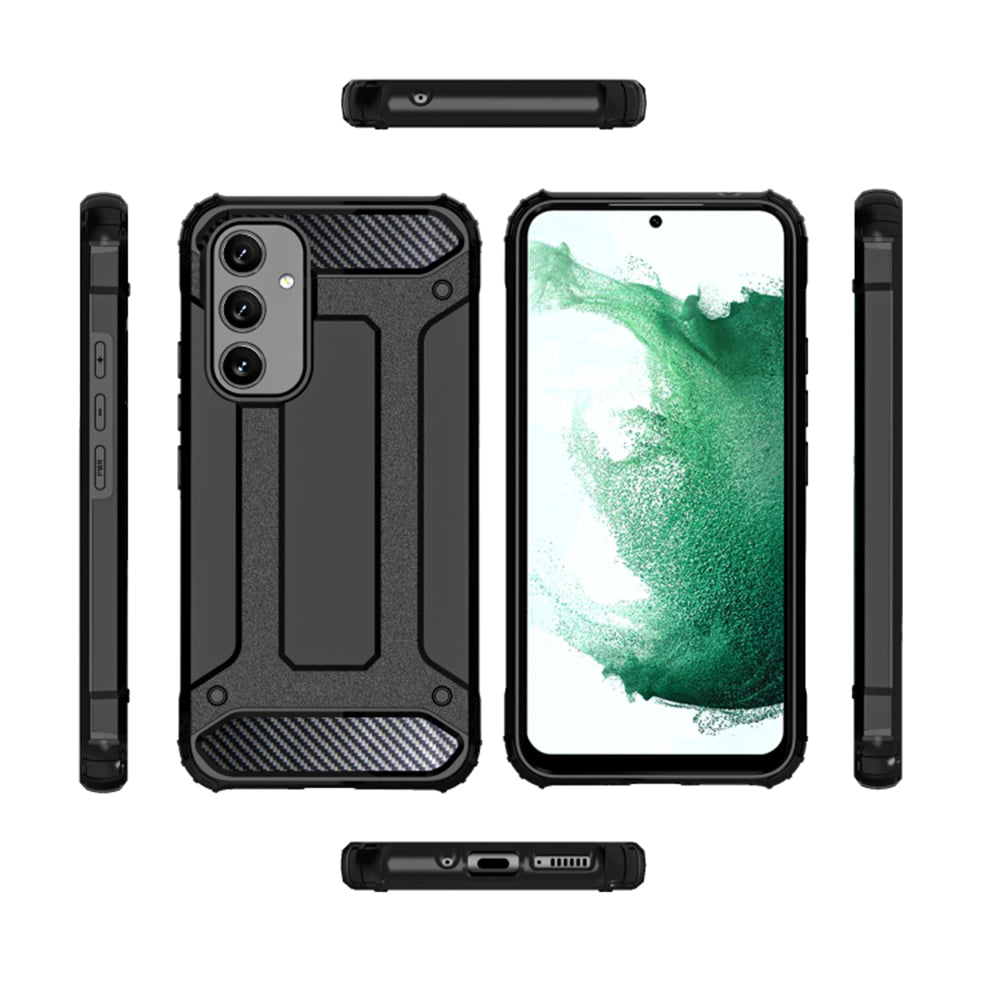 Case for Samsung Galaxy A54 A546, Techsuit, Hybrid Armor, Black