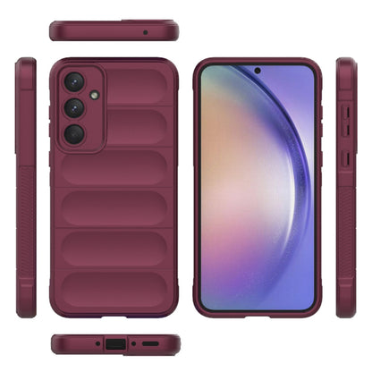 Case for Samsung Galaxy A54 A546, Techsuit, Magic Shield, Burgundy