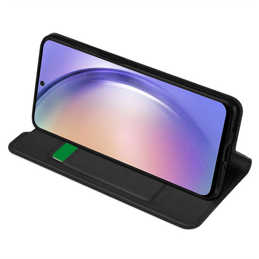 Kuori Samsung Galaxy A54 A546:lle, Techsuit, Magskin Book, Musta