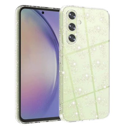 Kuori Samsung Galaxy A54 A546:lle, Techsuit, SparkleSkin, Läpinäkyvä