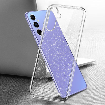 Kuori Samsung Galaxy A54 A546:lle, Techsuit, SparkleSkin, Läpinäkyvä