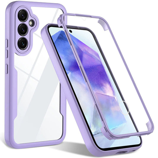Kuori Samsung Galaxy A55 5G A556:lle, Techsuit, ColorVerse 360, Violetti