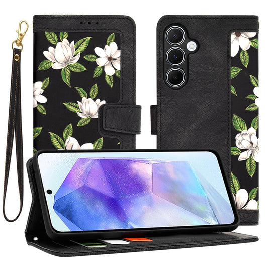 Kuori Samsung Galaxy A55 5G A556:lle, Techsuit, FlipCraft, Musta
