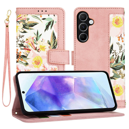 Kuori Samsung Galaxy A55 5G A556:lle, Techsuit, FlipCraft, Vaaleanpunainen