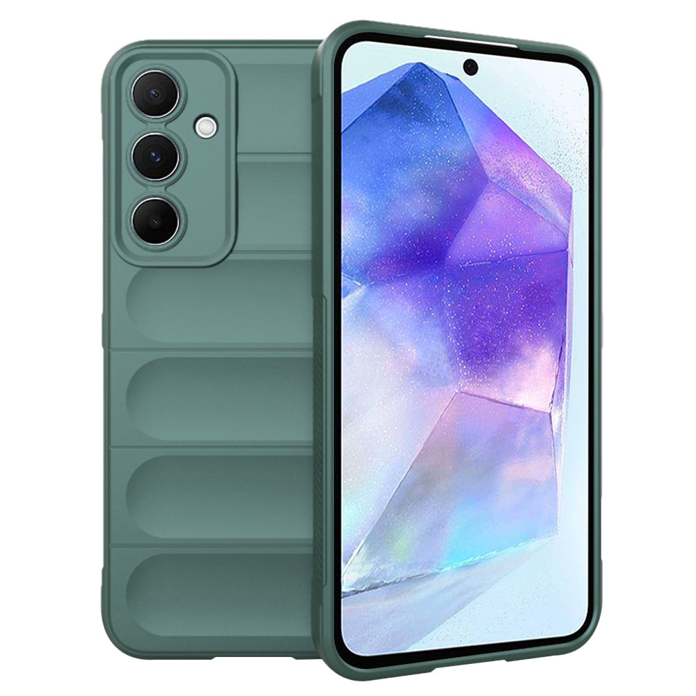 Kuori Samsung Galaxy A55 5G A556:lle, Techsuit, Magic Shield, Vihreä