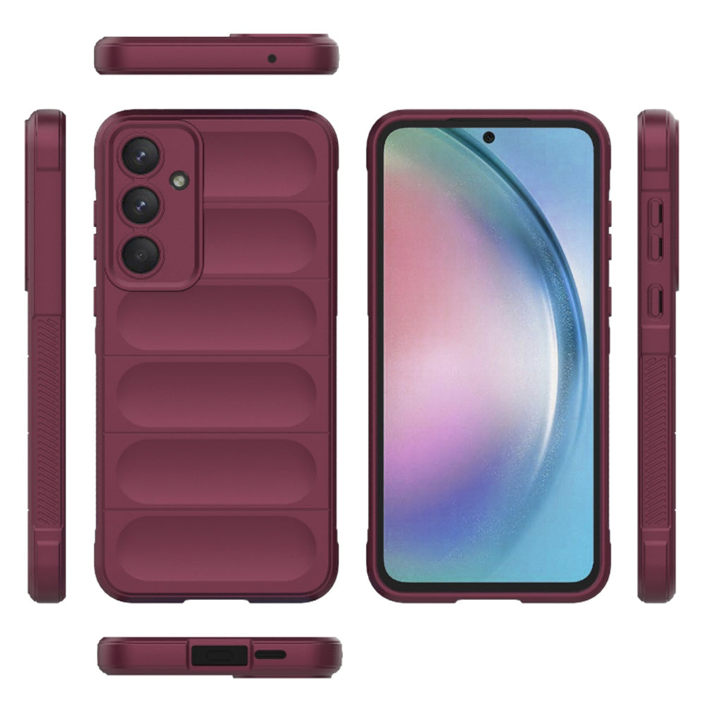 Kuori Samsung Galaxy A55 5G A556:lle, Techsuit, Magic Shield, Vihreä