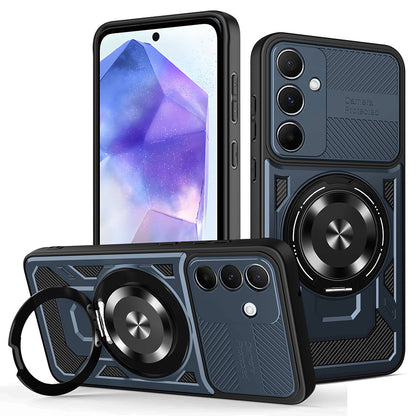 Kuori Samsung Galaxy A55 5G A556:lle, Techsuit, RuggedCam, Sininen