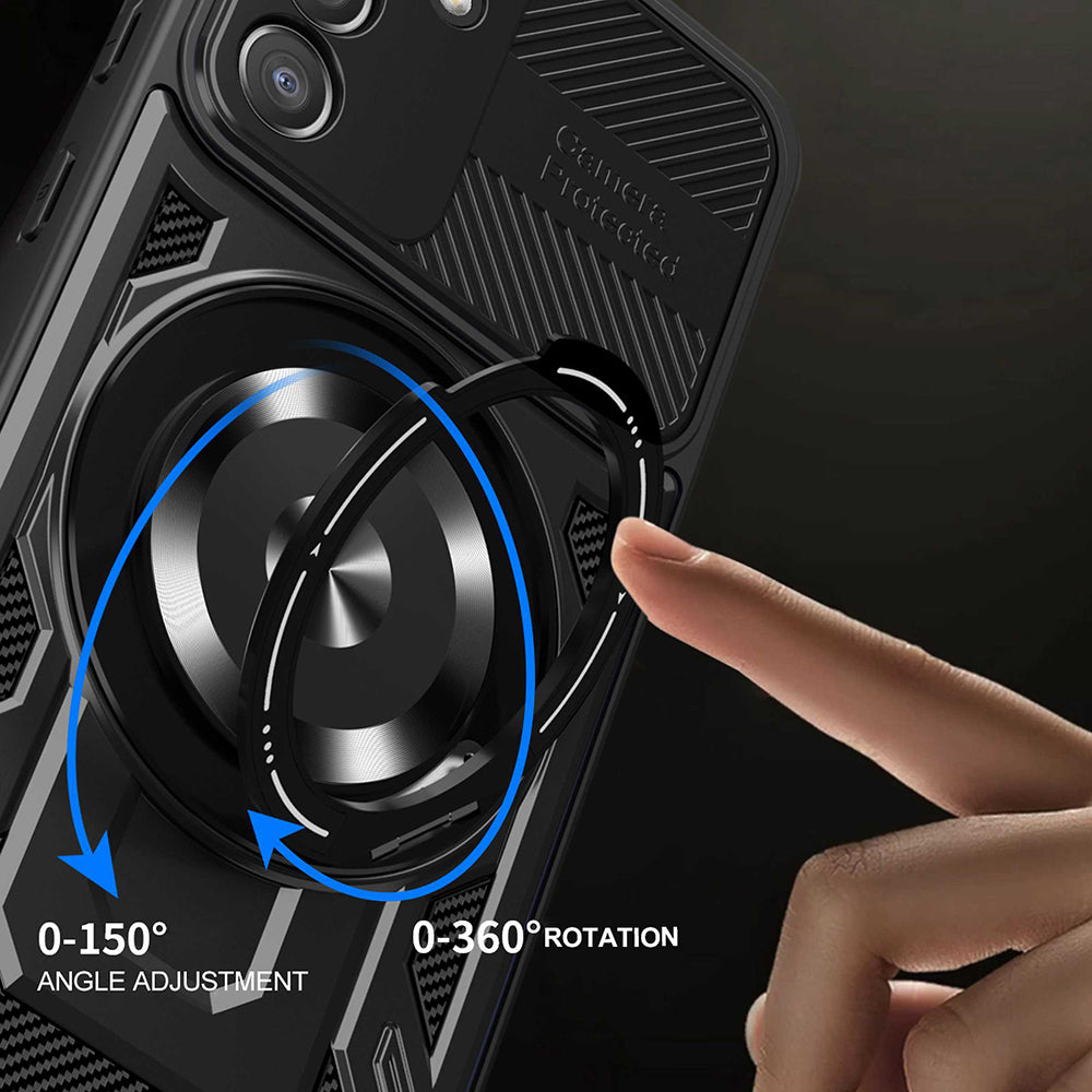 Kuori Samsung Galaxy A55 5G A556:lle, Techsuit, RuggedCam, Sininen