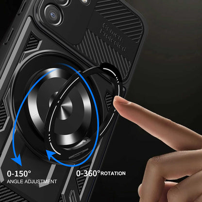 Kuori Samsung Galaxy A55 5G A556:lle, Techsuit, RuggedCam, Sininen