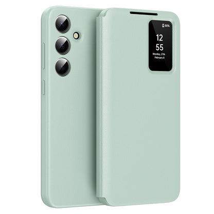 Kuori Samsung Galaxy A55 5G A556:lle, Techsuit, SmartView, Vihreä