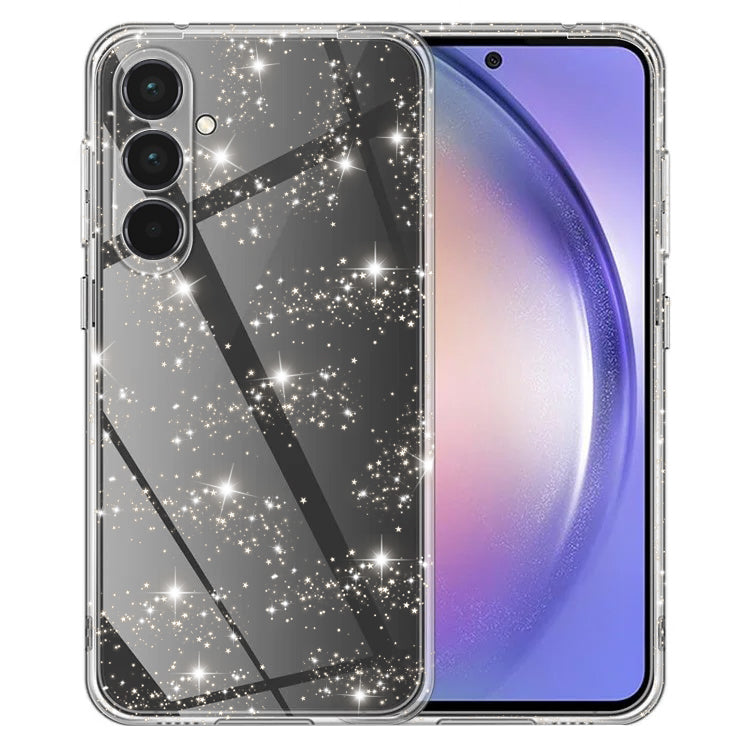 Kuori Samsung Galaxy A55 5G A556:lle, Techsuit, SparkleSkin, Läpinäkyvä