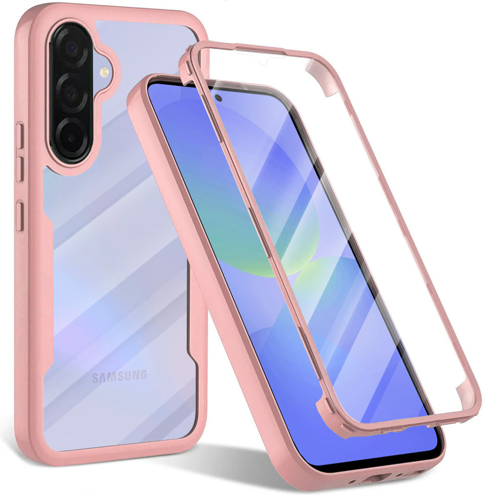 Kuori Samsung Galaxy A56 A566 / A36 A366:lle, Techsuit, ColorVerse 360, Vaaleanpunainen