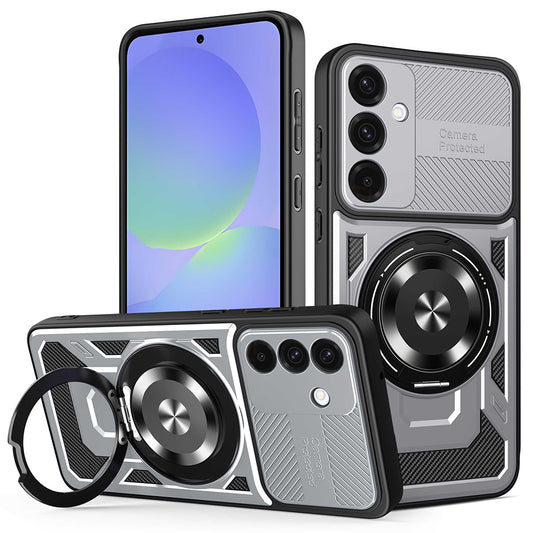 Kuori Samsung Galaxy A56 A566 / A36 A366:lle, Techsuit, RuggedCam, Harmaa