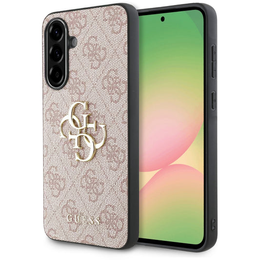Suojakotelo Samsung Galaxy A56 A566:lle, Guess, 4G Big Logo, Pinkki