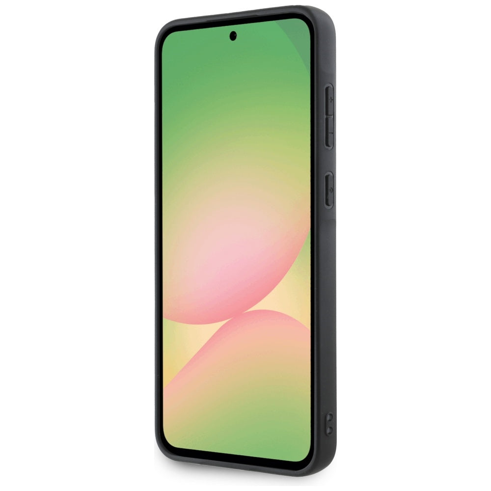 Kotelo Samsung Galaxy A56 A566:lle, Karl Lagerfeld, Saffiano Metal Logo, Pinkki