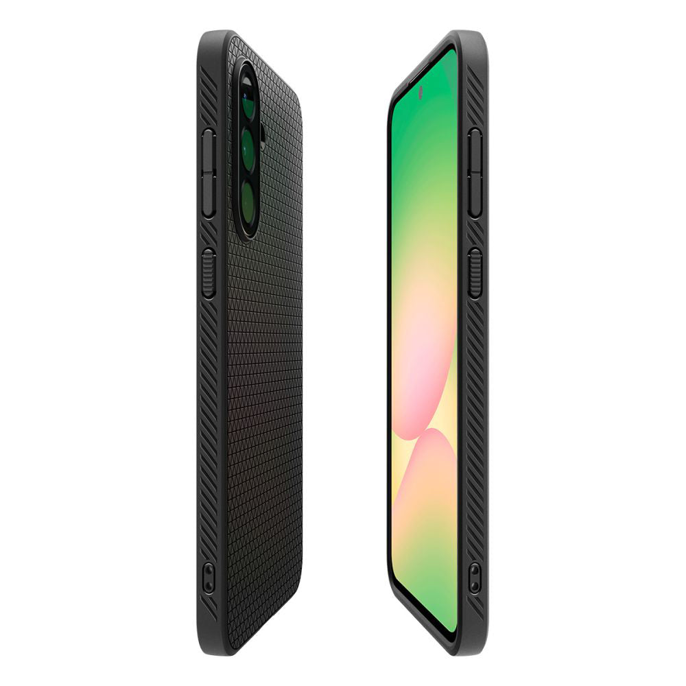 Suojakotelo Samsung Galaxy A56 A566, Spigen, Liquid Air, Mattamusta ACS09291