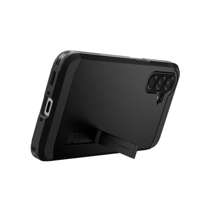 Kotelo Samsung Galaxy A56 A566:lle, Spigen, Tough Armor, Musta ACS09294