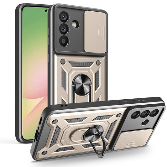 Kuori Samsung Galaxy A56 A566:lle, Techsuit, CamShield, Kultainen