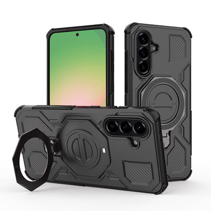 Kuori Samsung Galaxy A56 A566:lle, Techsuit, Carbon Shield Pro, Musta