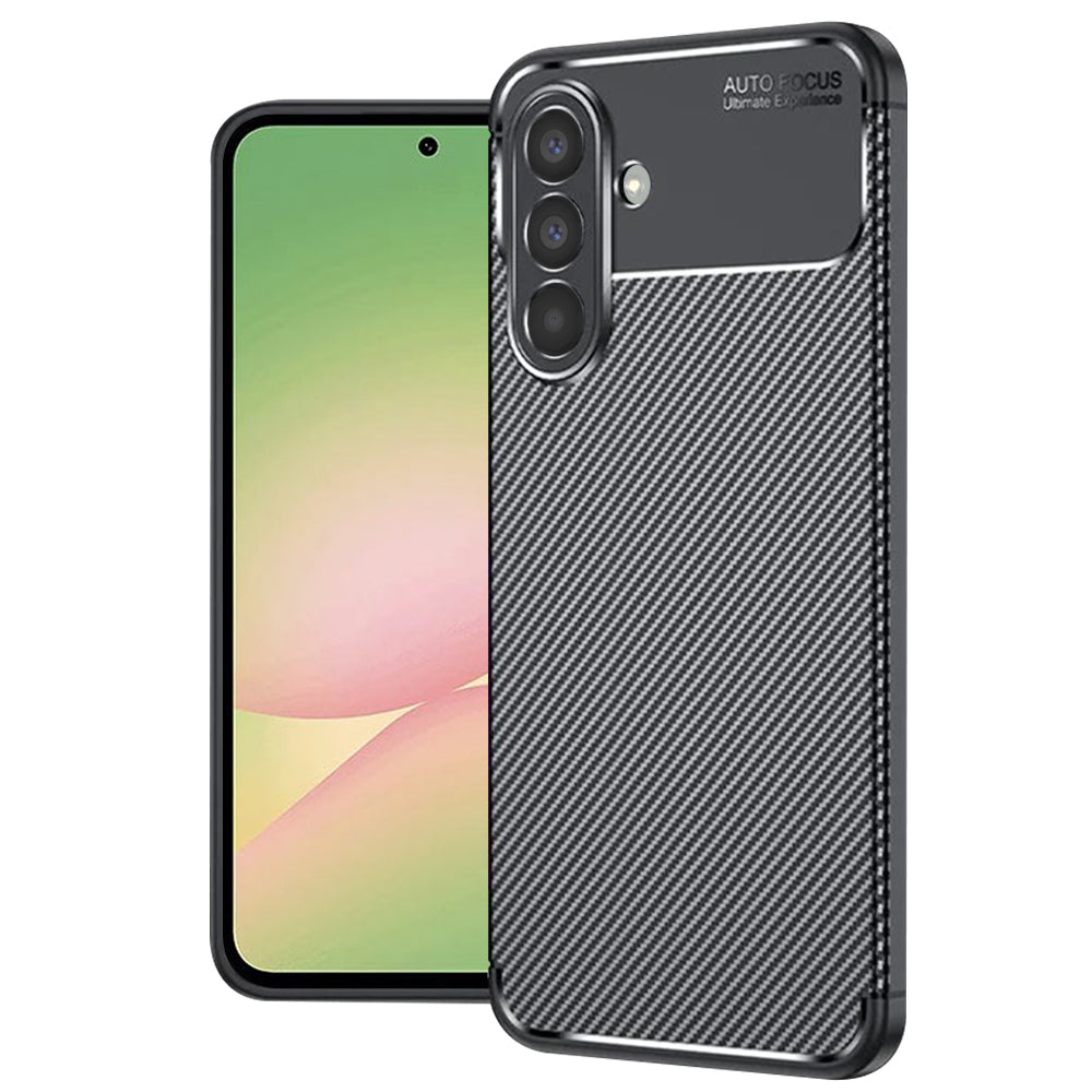 Kuori Samsung Galaxy A56 A566:lle, Techsuit, Hiilikuitu, Musta