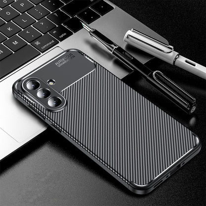 Kuori Samsung Galaxy A56 A566:lle, Techsuit, Hiilikuitu, Musta