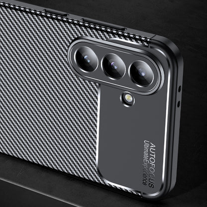 Kuori Samsung Galaxy A56 A566:lle, Techsuit, Hiilikuitu, Musta