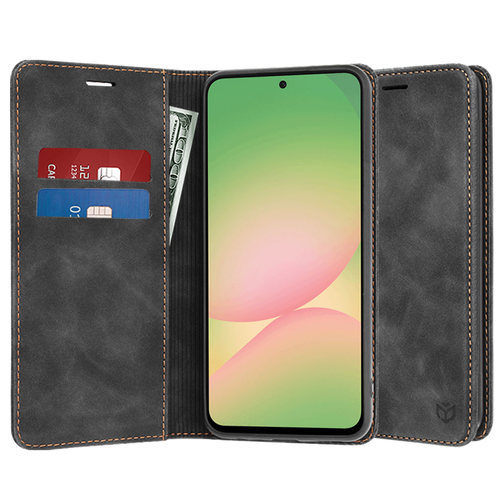 Kuori Samsung Galaxy A56 A566:lle, Techsuit, Confy, Musta