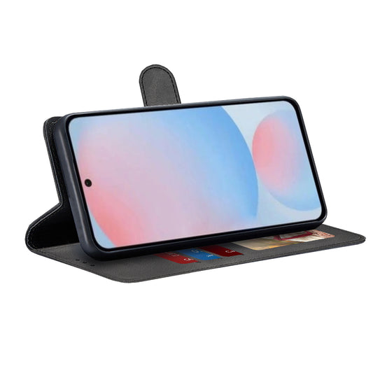 Kuori Samsung Galaxy A56 A566:lle, Techsuit, Diary Book, Musta
