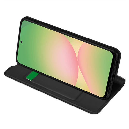Kuori Samsung Galaxy A56 A566:lle, Techsuit, Magskin Book, Musta