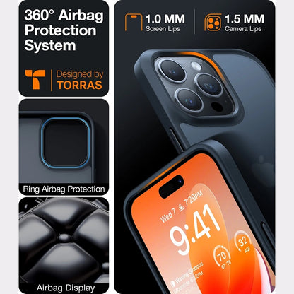 Suojakotelo Samsung Galaxy A56 A566, Torras, Guardian, Musta