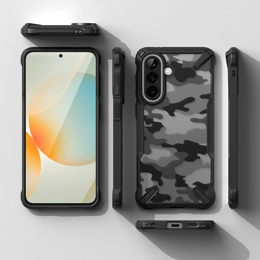 Kotelo Samsung Galaxy A57 5G:lle, Ringke, Fusion X, Camo