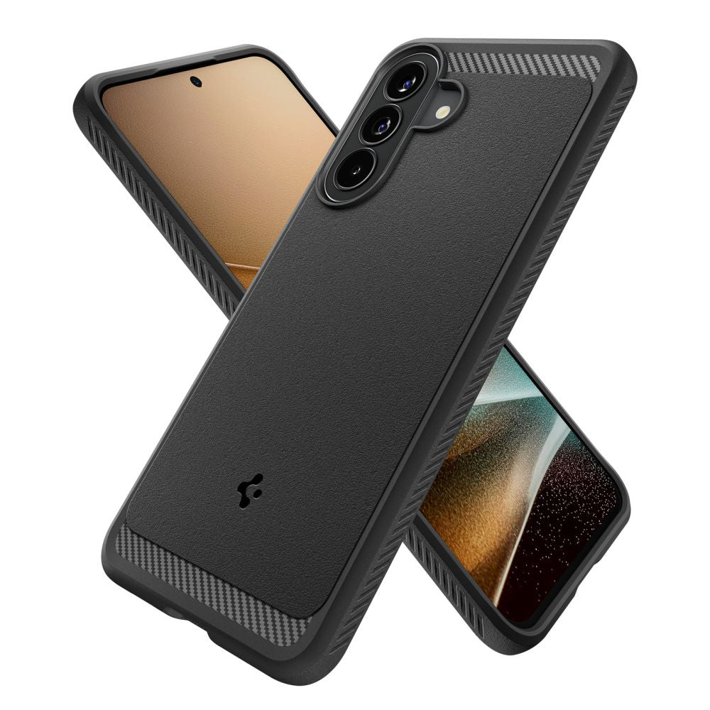 Suojakotelo Samsung Galaxy A57 5G:lle, Spigen, Rugged Armor, Musta ACS09794