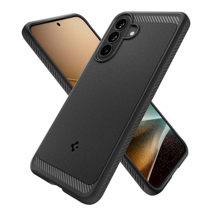 Suojakotelo Samsung Galaxy A57 5G:lle, Spigen, Rugged Armor, Musta ACS09794