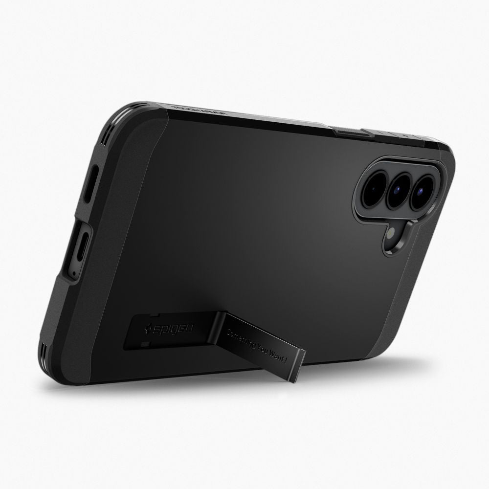 Kotelo Samsung Galaxy A57 5G:lle, Spigen, Tough Armor, Musta ACS11125