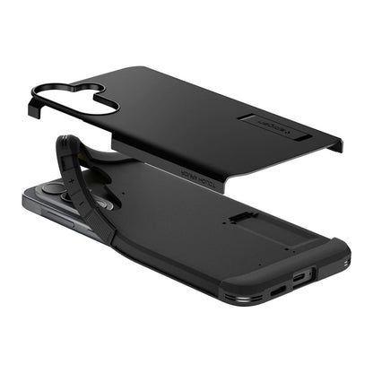 Kotelo Samsung Galaxy A57 5G:lle, Spigen, Tough Armor, Musta ACS11125